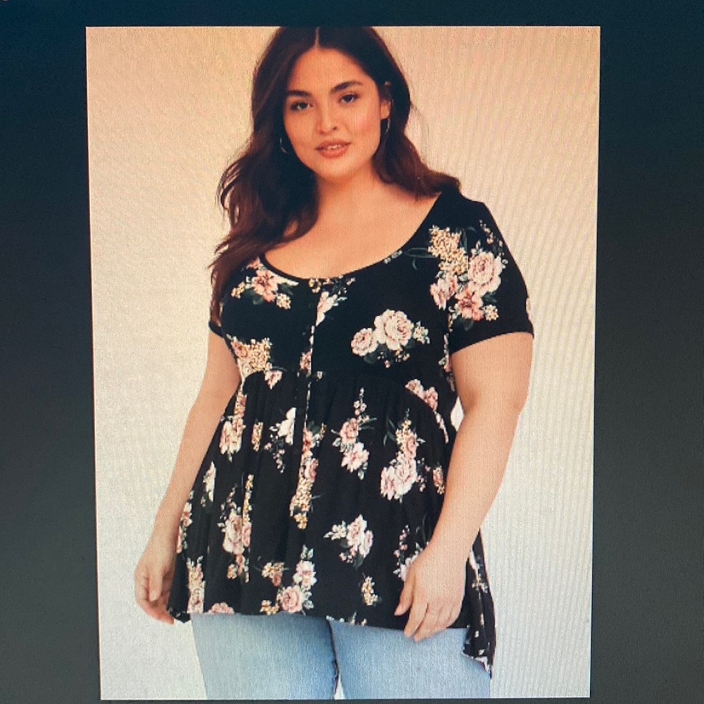 Torrid Floral Tee